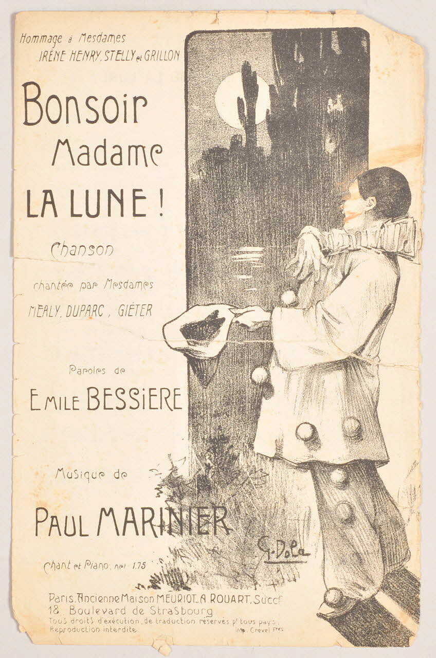 chanson petit format 1966.123.7 Photo