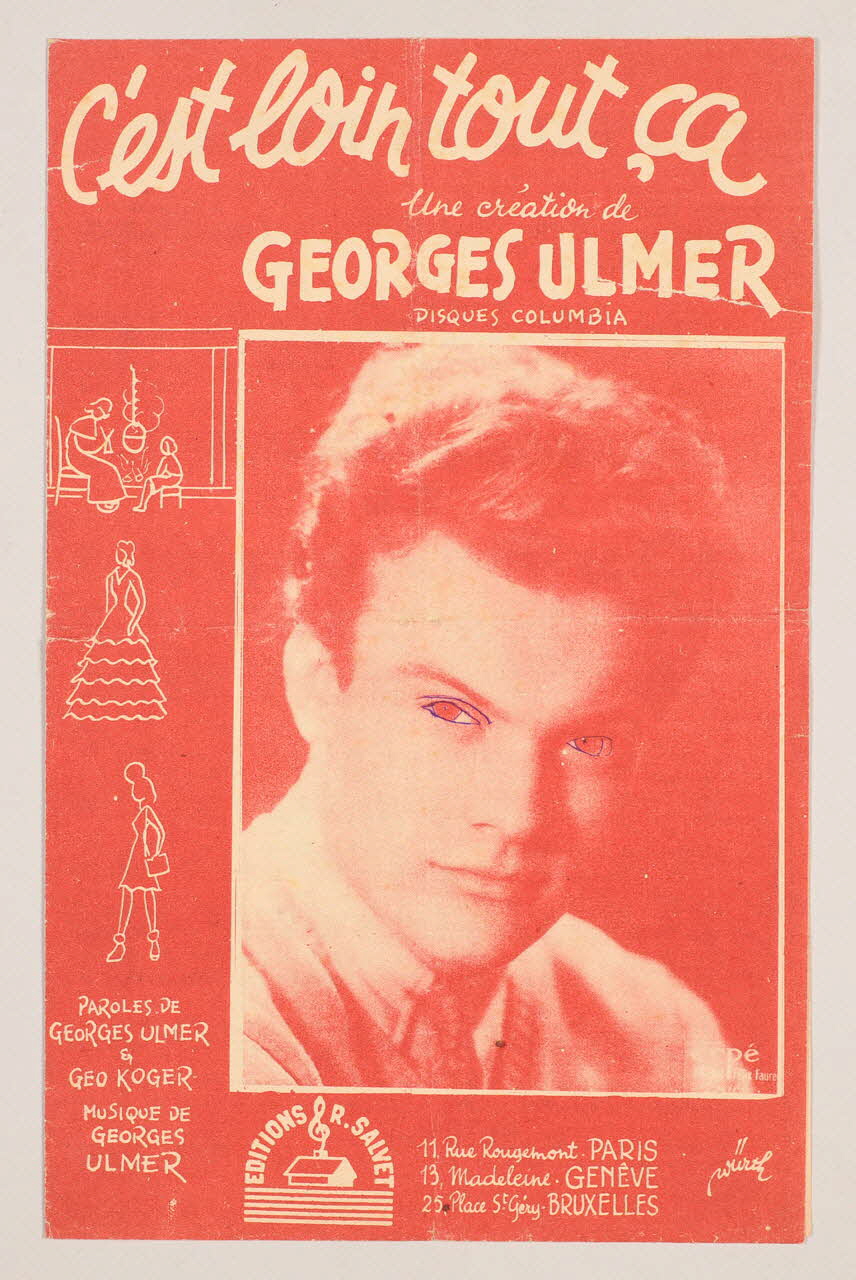 Géo Koger ; Georges Ulmer ; Robert Salvet chanson petit format Île-de-France, France 1946 1966.131.112 Photo
