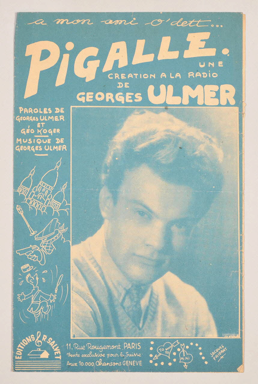 Géo Koger ; Georges Ulmer ; Robert Salvet chanson petit format Île-de-France, France 1946 1966.131.114 Photo