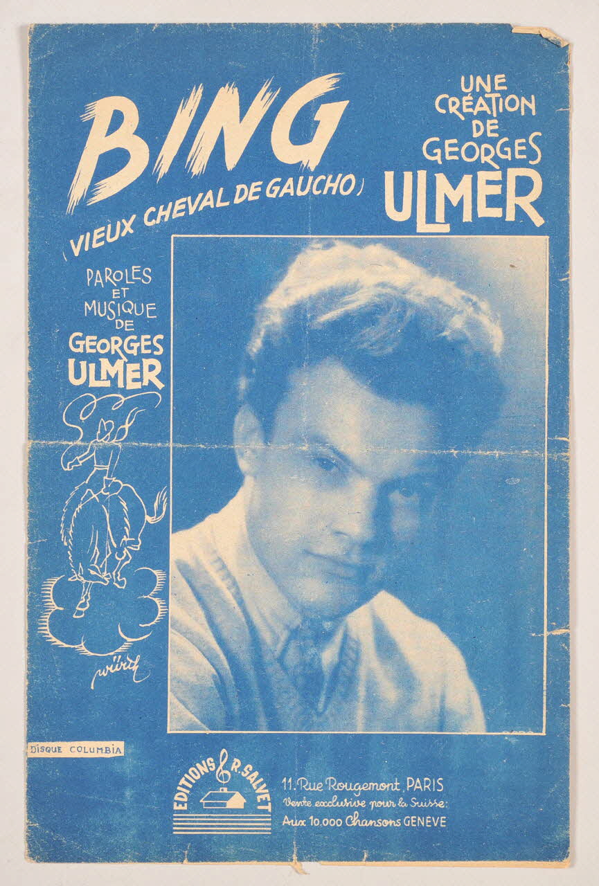 Georges Ulmer ; Robert Salvet chanson petit format Île-de-France, France 1944 1966.131.115 Photo