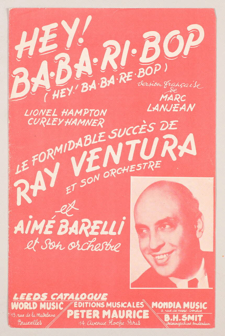 Curley Hamner ; Lionel Hampton ; Marc Lanjean ; Ray Ventura ; Aimé Barelli ; Peter Maurice chanson petit format Île-de-France, France 1947 1966.131.116 Photo