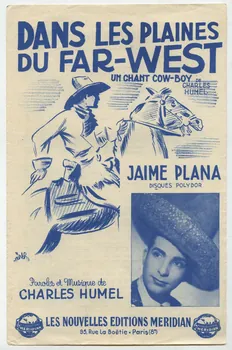 Charles Humel ; Jaime Plana ; Méridian, Les Nouvelles éditions; ; La Lyre; chanson petit format Île-de-France, France 1945 1966.131.125  Photo