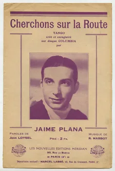 Rolf Marbot ; Jean Loysel ; Jaime Plana ; Méridian, Les Nouvelles éditions; ; Michel Dillard chanson petit format Île-de-France, France 1938 1966.131.126 Photo