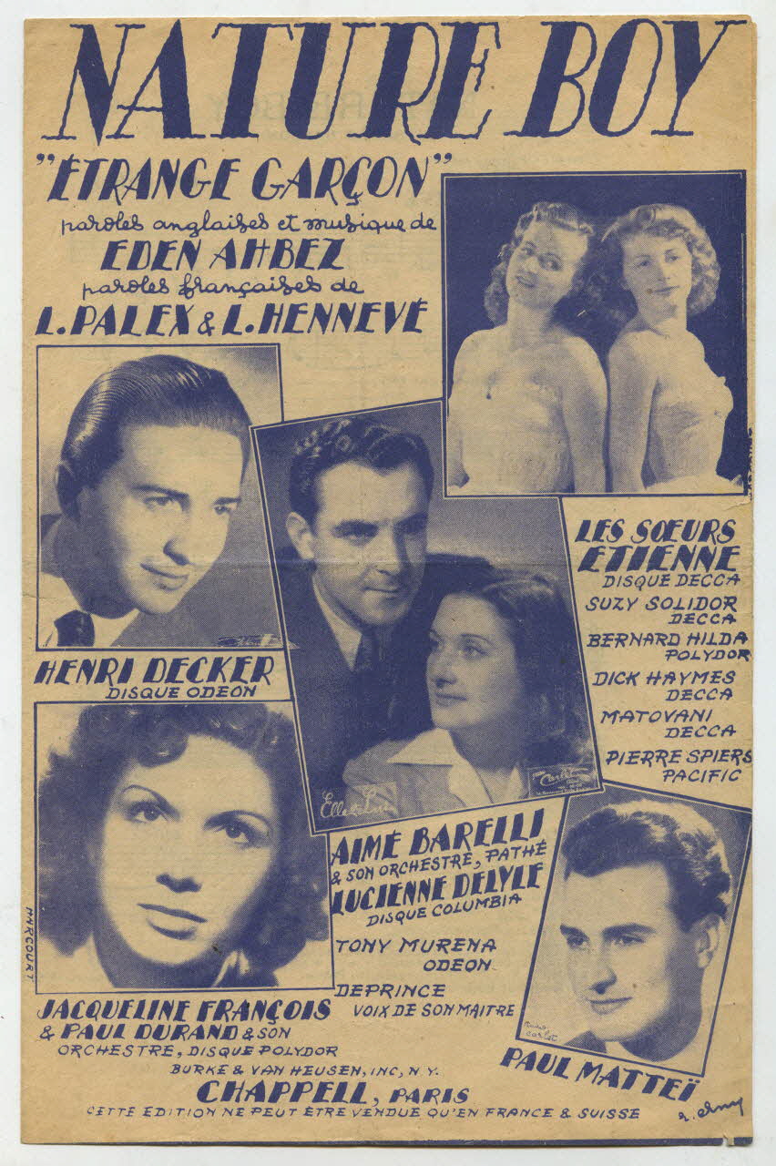 chanson petit format 1966.131.134 Photo