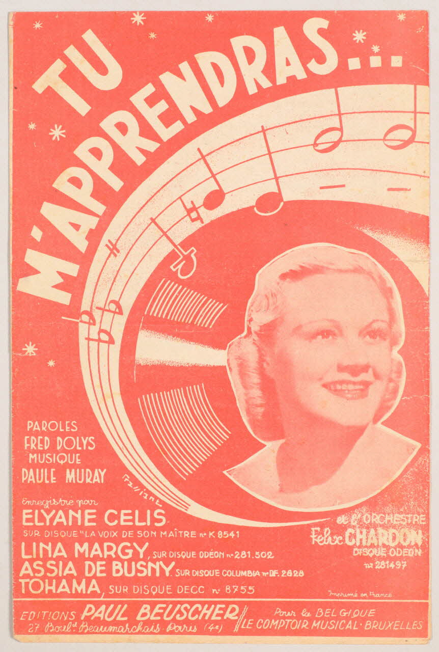 chanson petit format 1966.131.42 Photo