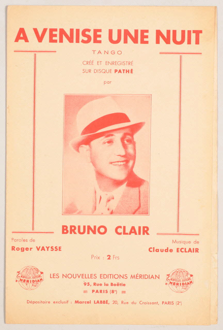 chanson petit format 1966.131.45 Photo