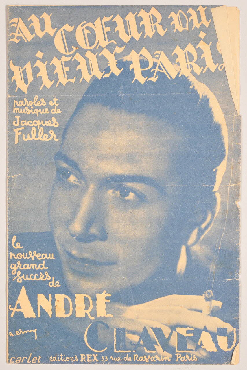 Jacques Fuller ; André Claveau ; Rex chanson petit format Île-de-France, France 1943 1966.131.47 Photo