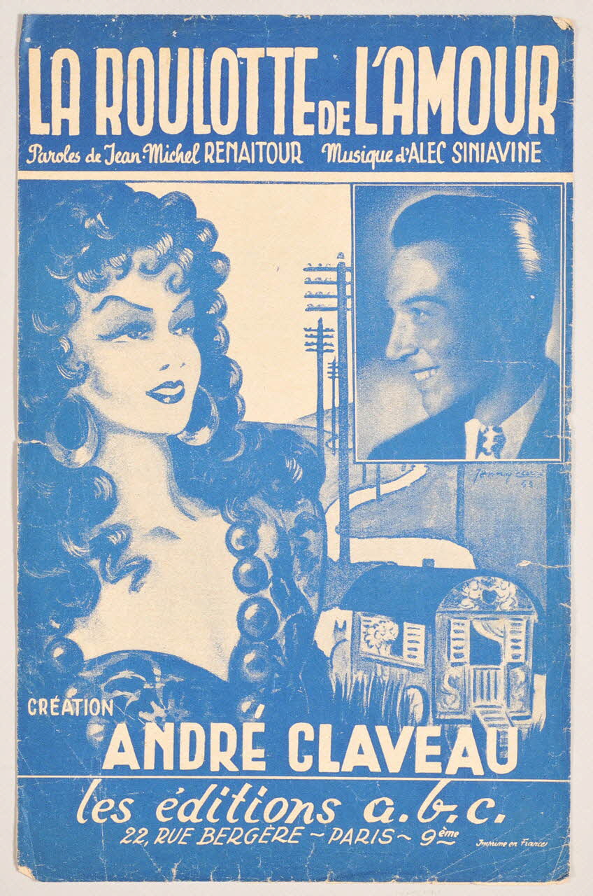 Jean-Michel Renaitour ; Alec Siniavine ; André Claveau ; A.B.C.; chanson petit format Île-de-France, France 1943 1966.131.49 Photo