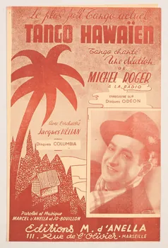 Jo Bouillon ; Marcel D' Anella ; Michel Roger chanson petit format Provence-Alpes-Côte d'Azur, France 1942 1966.131.92  Photo