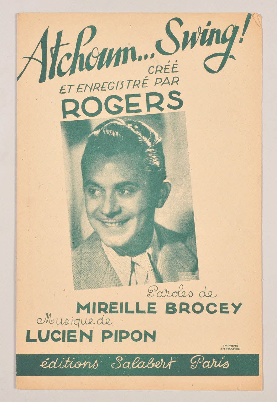 Mireille Brocey ; Lucien Pipon ; Rogers ; Salabert chanson petit format Île-de-France, France 1943 1966.131.94 Photo
