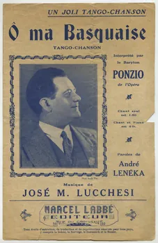 André Leneka ; José Lucchesi ; Ponzio ; Labbé chanson petit format Île-de-France, France 1932 1966.132.3 Photo