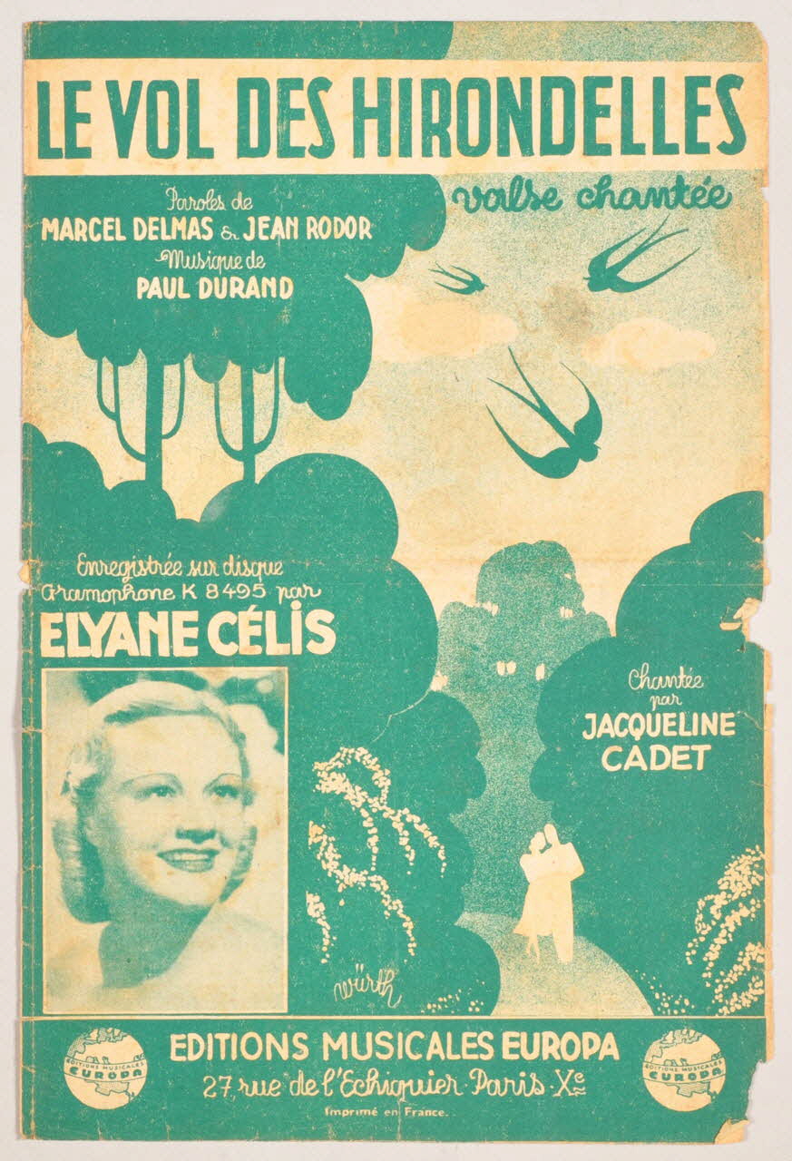 chanson petit format 1966.133.3 Photo