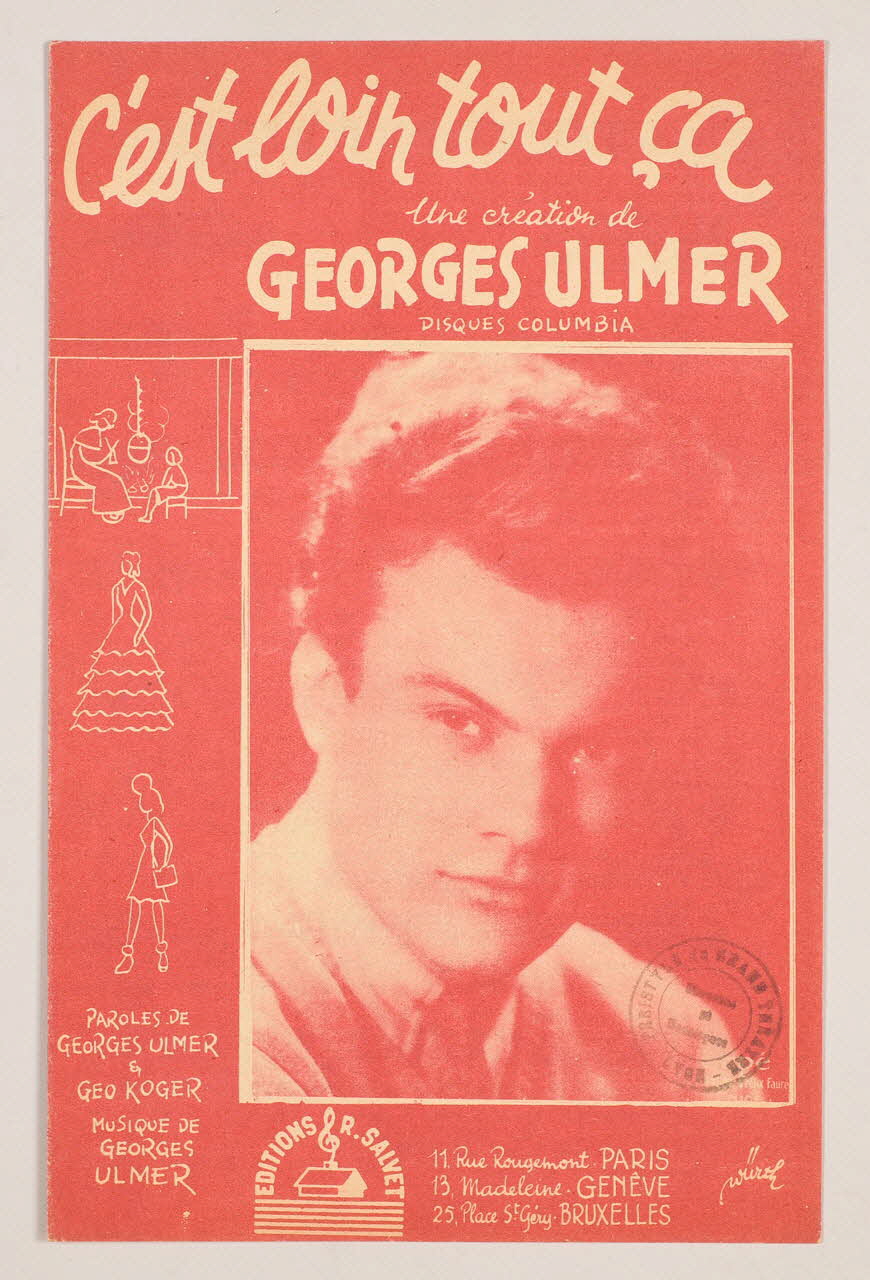 Georges Ulmer ; Robert Salvet chanson petit format Île-de-France, France 1946 1966.138.29 Photo