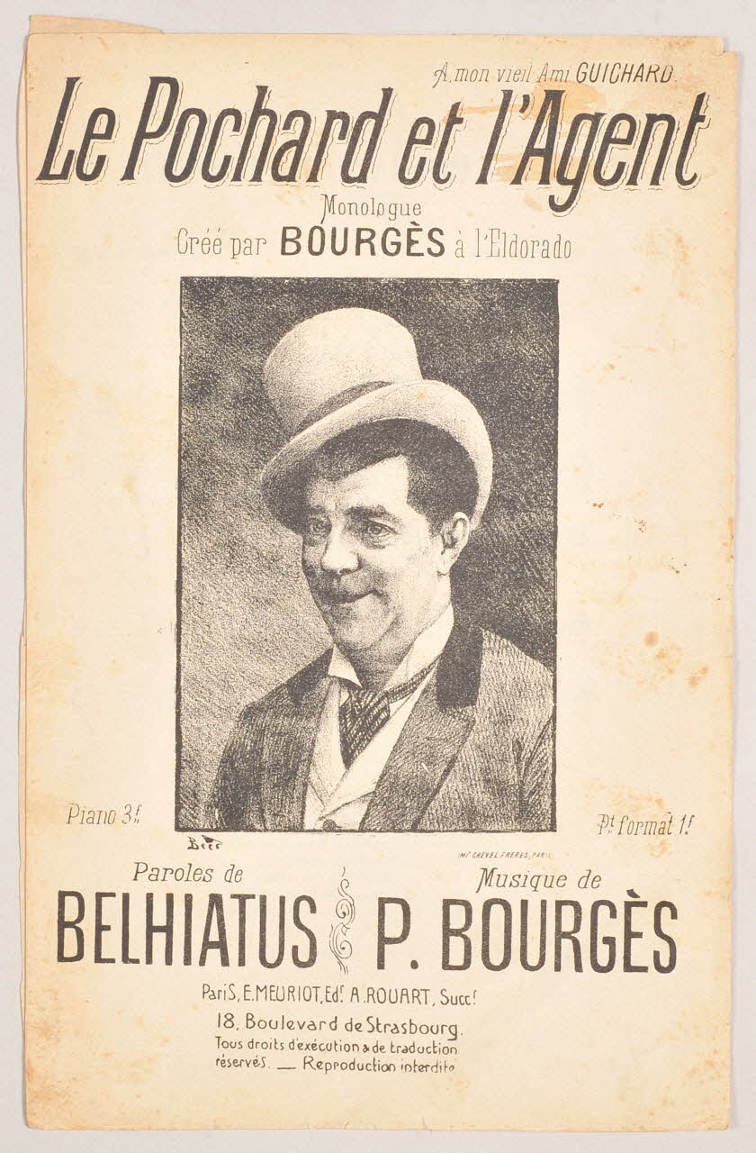 chanson petit format 1966.139.1 Photo