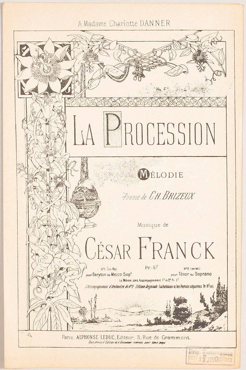 chanson petit format 1966.143.11 Photo