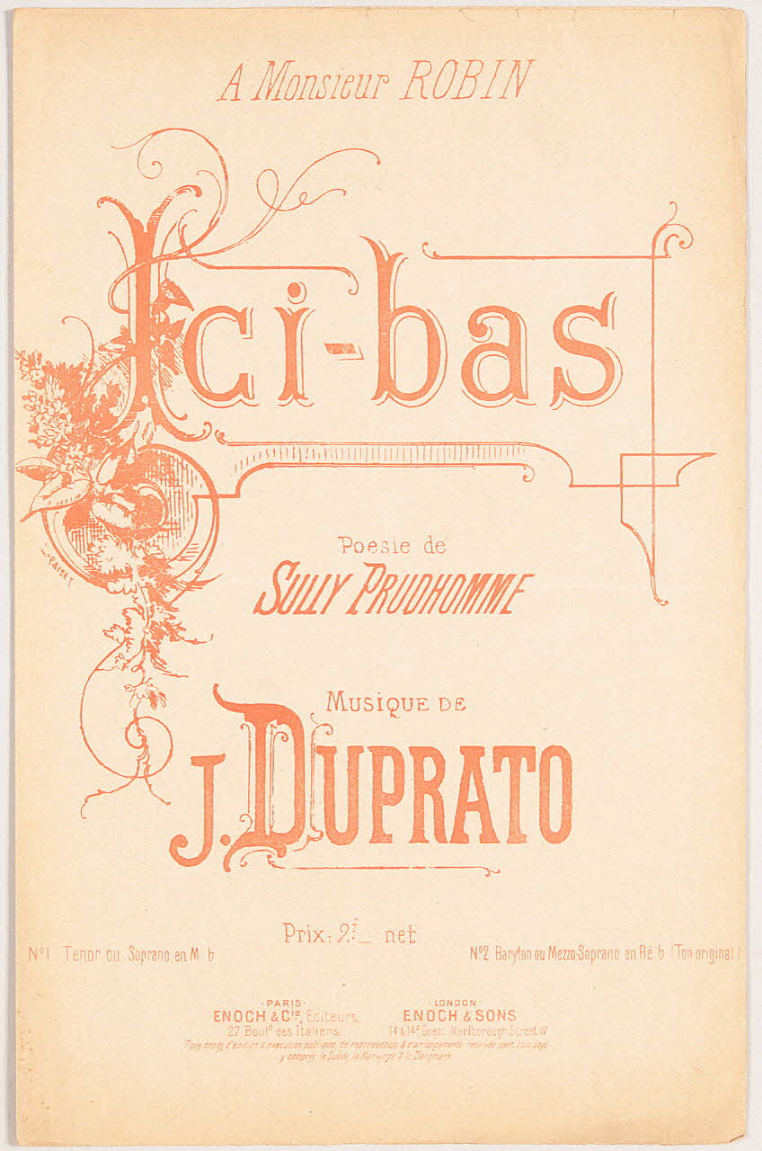 chanson petit format 1966.143.16 Photo