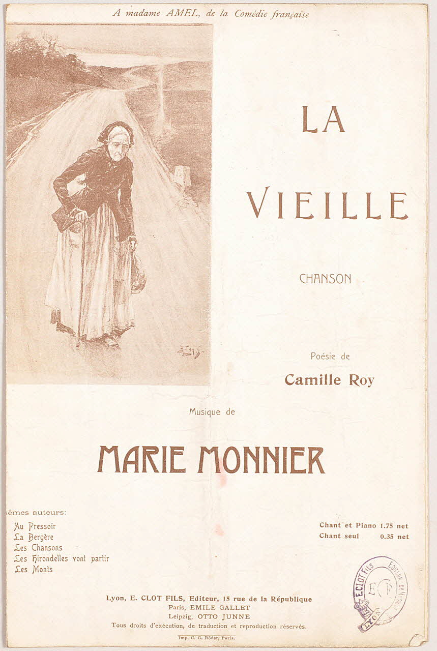 chanson petit format 1966.143.5 Photo