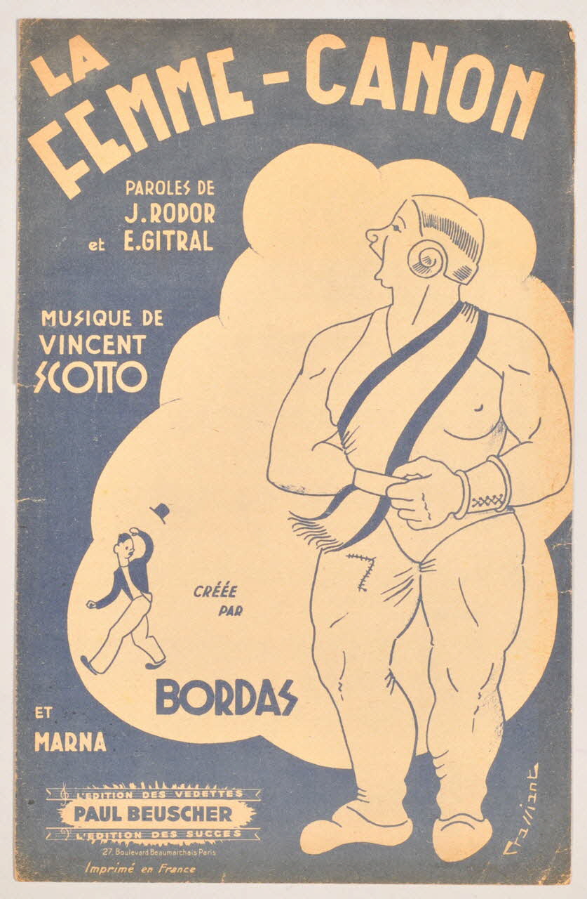 Roberte Marna ; Vincent Scotto ; Jean Rodor ; Gitral ; Marcelle Bordas ; Paul Beuscher chanson petit format Île-de-France, France 1943 1966.144.103 Photo