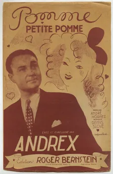 André Hornez ; Denys Slove ; Andrex ; Roger Bernstein chanson petit format Île-de-France, France 1945 1966.144.31 Photo