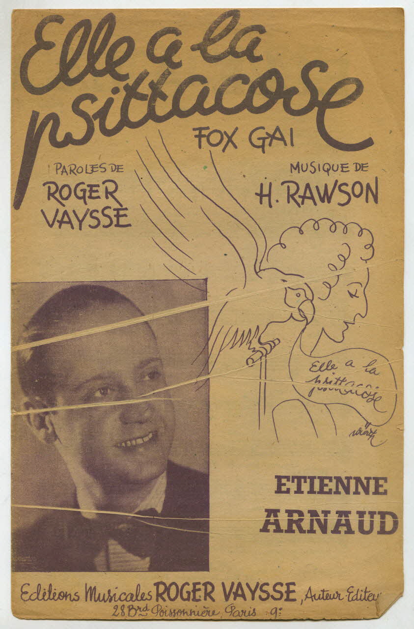 chanson petit format 1966.144.36 Photo