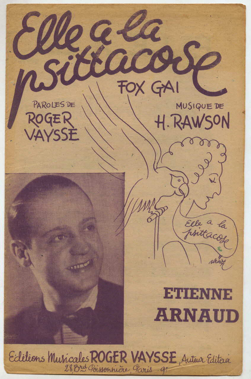 chanson petit format 1966.144.37 Photo