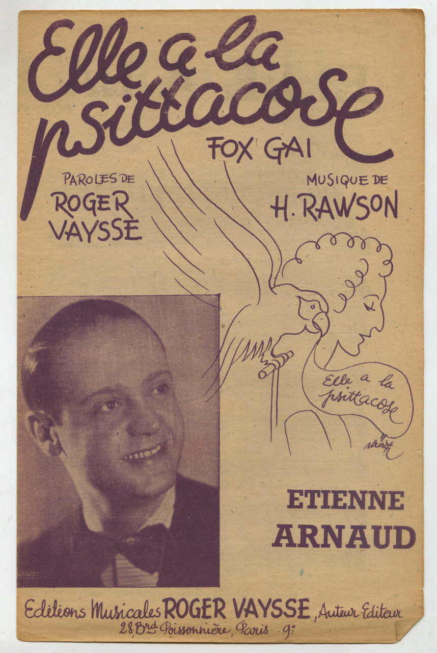 chanson petit format 1966.144.38 Photo