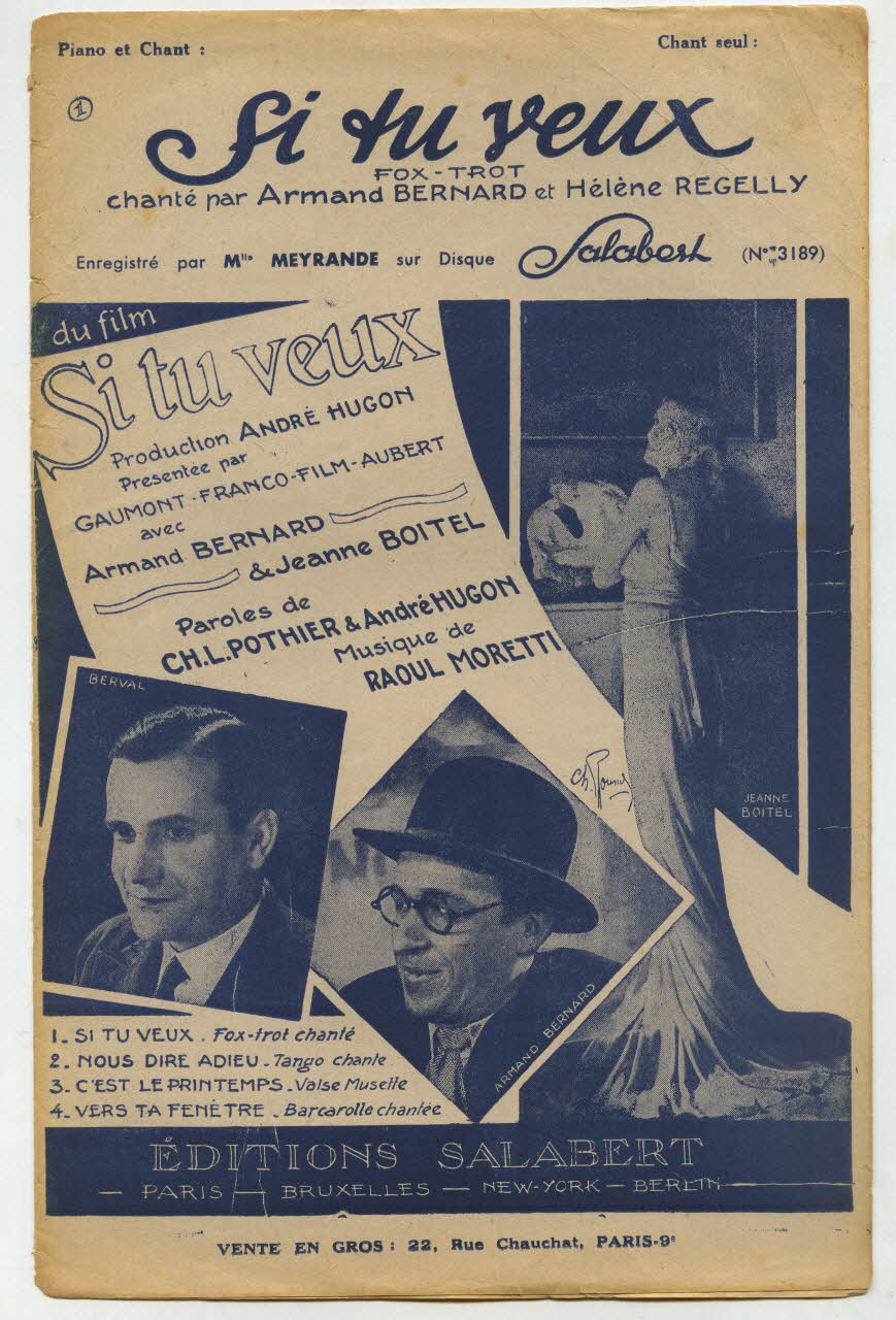 chanson petit format 1966.144.75 Photo