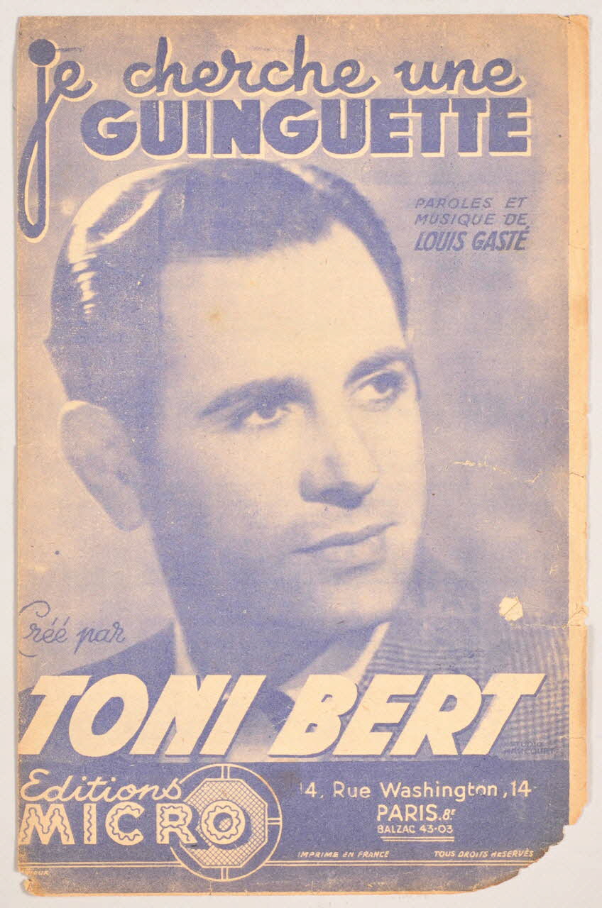 chanson petit format 1966.144.89 Photo