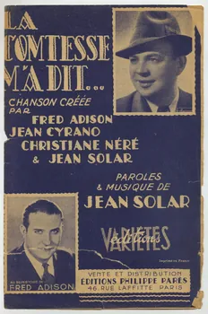 chanson petit format 1966.144.9 Photo