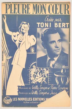 Pierre Taneron ; Willy Singer ; Jean Loysel ; Toni Bert ; Méridian, Les Nouvelles éditions; chanson petit format Paris 8ème 1946 1966.144.97  Photo