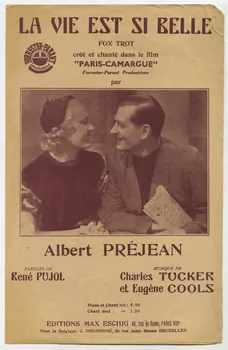 Charles Tucker ; René Pujol ; Eugène Cools ; Albert Préjean ; Éditions Max Eschig ; Michel Dillard chanson petit format Île-de-France, France 1935 1966.147.7 Photo