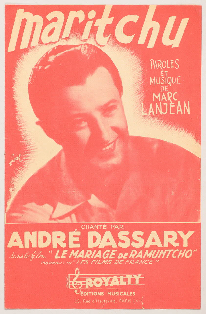 Marc Lanjean ; André Dassary ; Royalty; chanson petit format Île-de-France, France 1947 1966.148.36 Photo