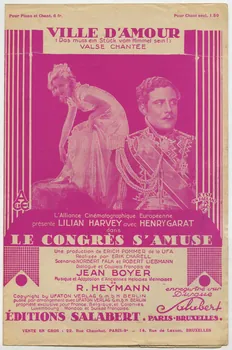 Werner-Richard Heymann ; Jean Boyer ; Salabert chanson petit format 1931 1966.148.48 Photo
