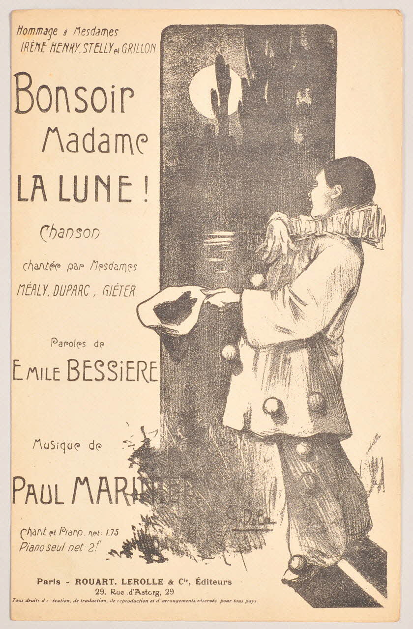 chanson petit format 1966.148.8 Photo