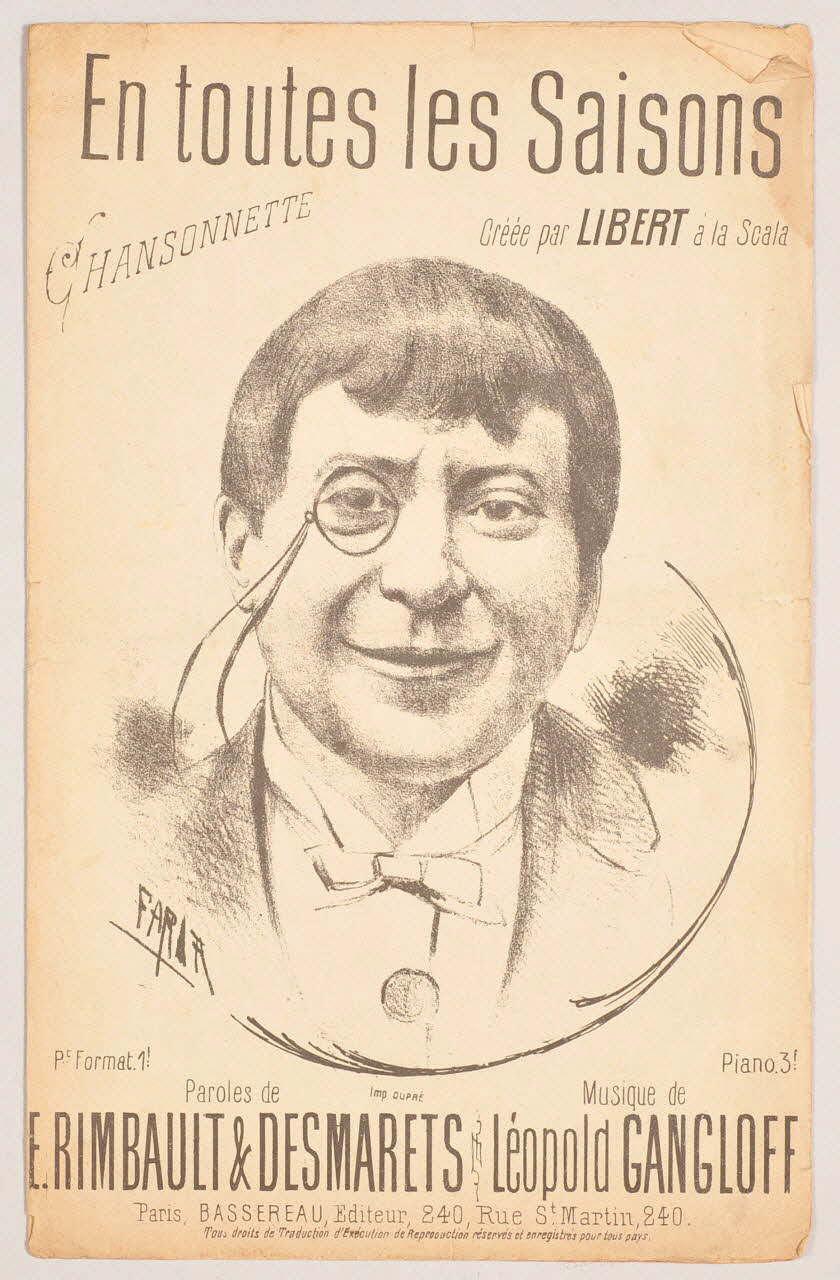 chanson petit format 1966.153.25 Photo