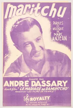 Marc Lanjean ; André Dassary ; Royalty; chanson petit format 1947 1966.156.26  Photo