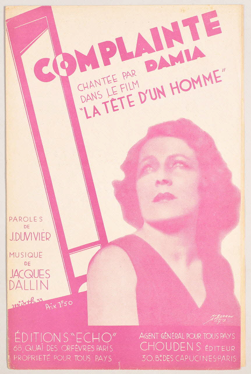 chanson petit format 1966.157.10 Photo