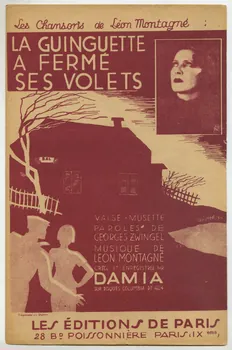 Léon Montagné ; Georges Zwingel ; Damia ; Editions De Paris; chanson petit format Paris 9ème 1934 1966.157.8 Photo