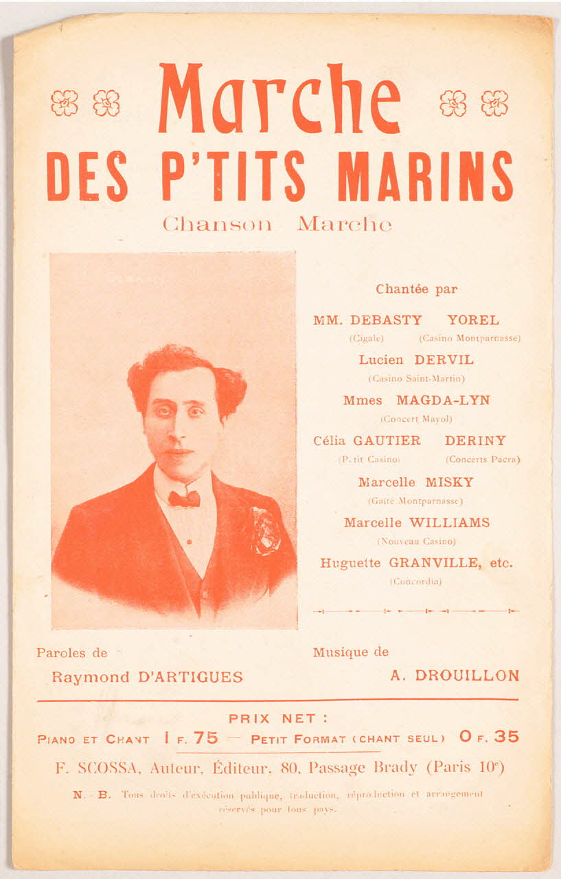 chanson petit format 1966.158.152 Photo