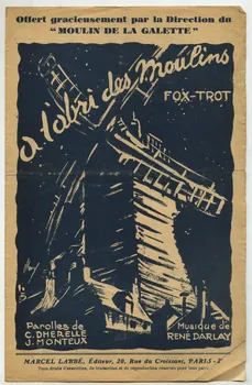 J. Monteux ; Claude Dherelle ; René Darlay ; Labbé chanson petit format 1928 1966.158.167 Photo