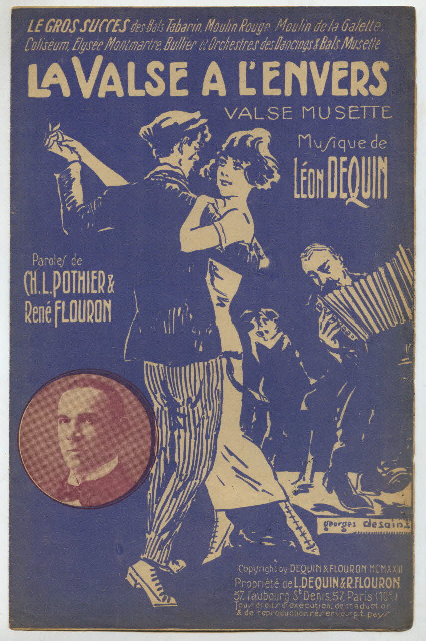 Charles-Louis Pothier ; Léon Dequin ; René Flouron chanson petit format Île-de-France, France 1923 1966.158.172 Photo