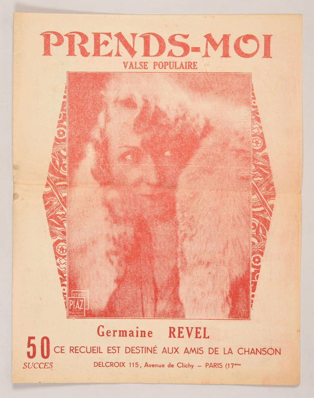 chanson partition de musique 1966.158.186.1-19 Photo