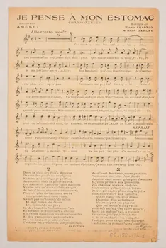 Jacques Charles ; Roland GaëL ; Eugène Gavel ; Albert Willemetz ; Pierre Chagnon ; Amelet ; Jean Rodor ; Maurice Yvain ; René Darlay ; René De Buxeuil ; Mistinguett ; Rollin ; Francis F. Salabert chanson petit format Île-de-France, France 1923 1966.158.192.1-4 Photo
