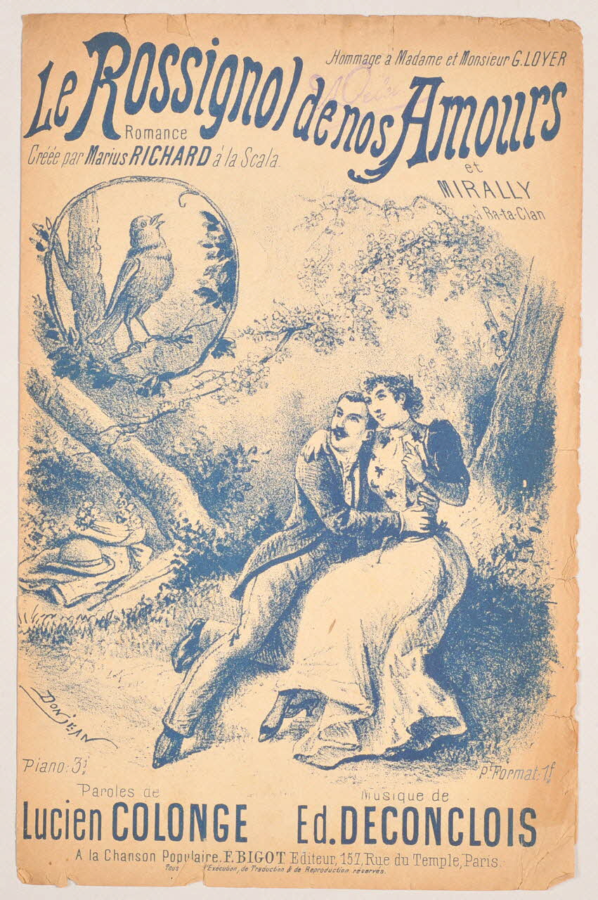 chanson petit format 1966.158.32 Photo