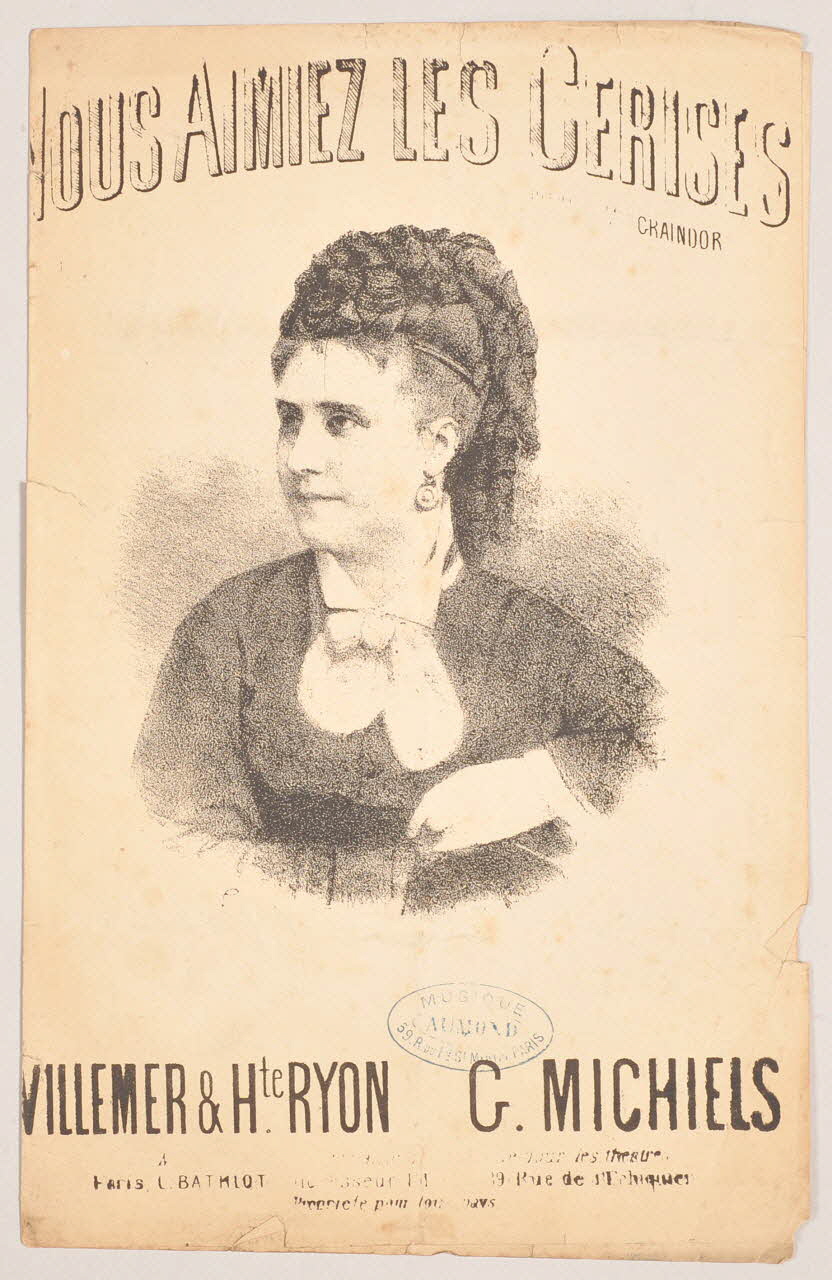 chanson petit format 1966.158.77 Photo