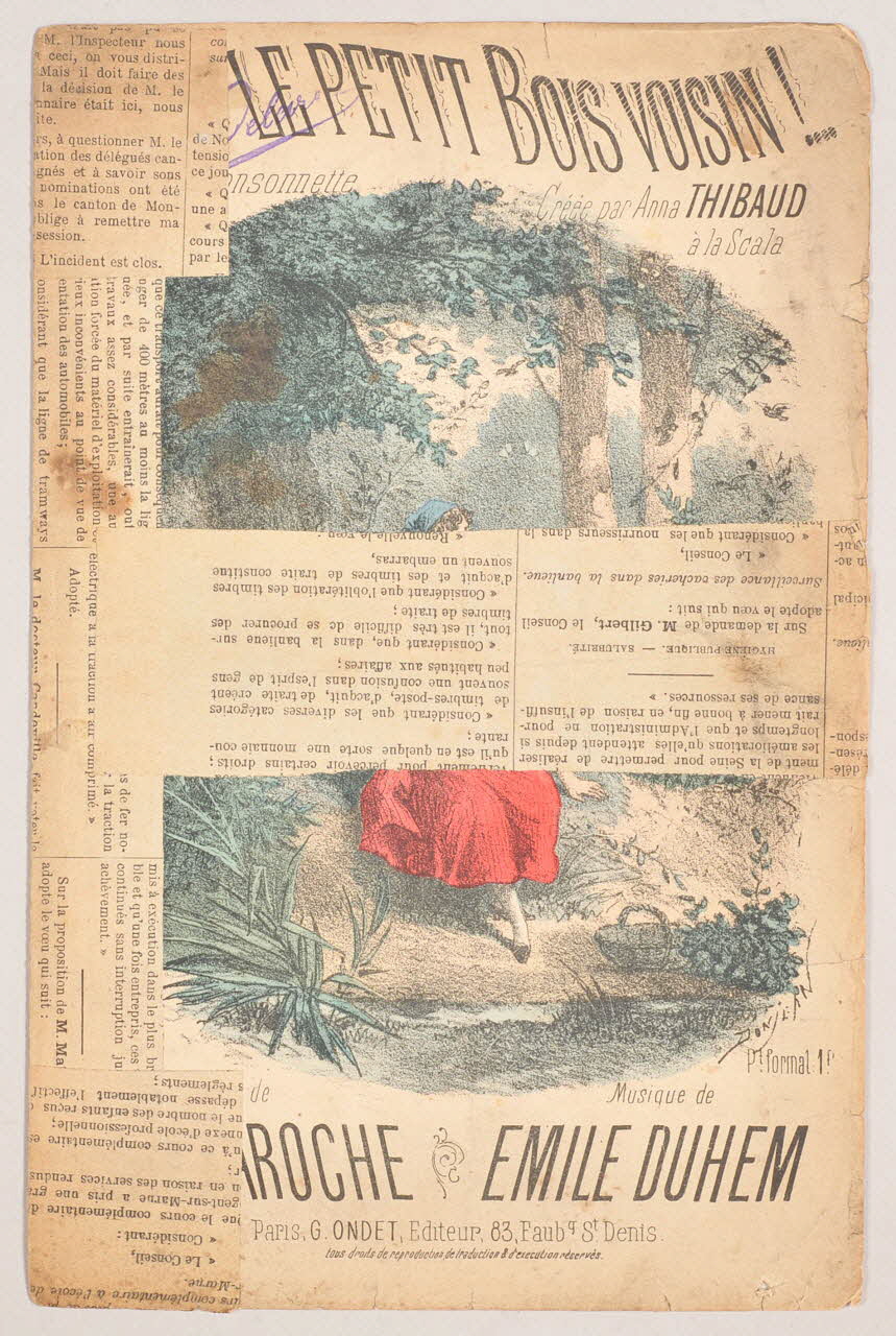 chanson petit format 1966.158.85 Photo