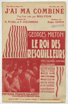 Pierre Colombier ; René Pujol ; Ralph Erwin ; Georges Milton ; Francis F. Salabert chanson petit format 1930 1966.162.23  Photo