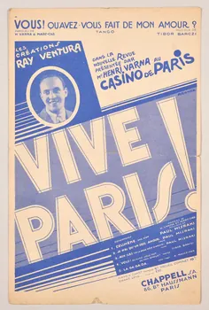 Marc Cab ; Henri Varna ; Tibor Barczi ; Ray Ventura ; Chappell; chanson petit format Île-de-France, France 1933 1966.162.24 Photo