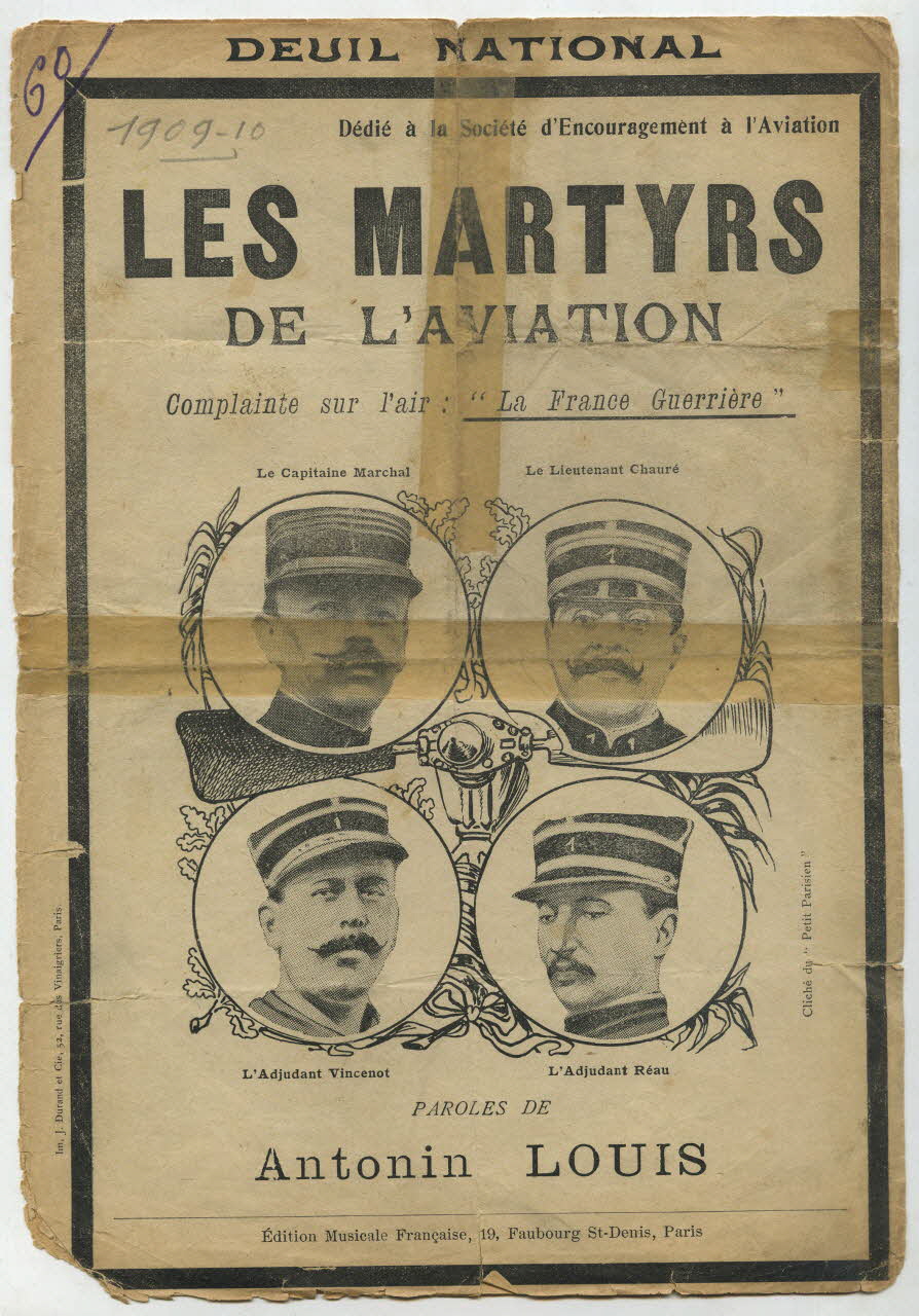 Antonin Louis ; Edition Musicale Française; chanson petit format Île-de-France, France 1909 1966.165.61 Photo
