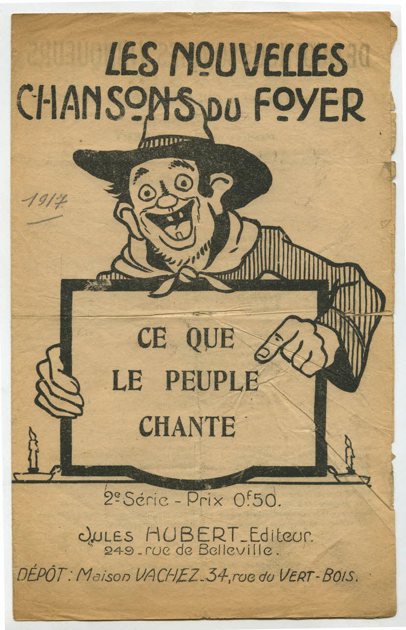W. Fatzaun ; Jules Hubert chanson petit format Île-de-France, France 1917 1966.165.62 Photo